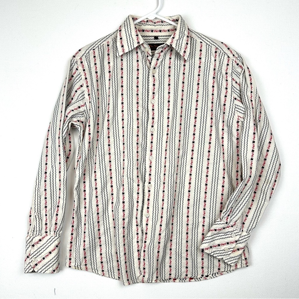 Ben Sherman Embroidered Stripe LS Shirt